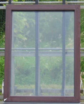 pvc raam , chassis ,venster 90 x 117 mahonie, Doe-het-zelf en Bouw, 75 tot 150 cm, Kunststof, Raamkozijn, Nieuw