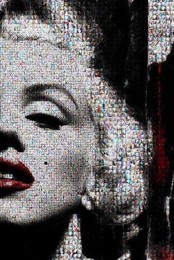 David Law (1967) - Crypto Marilyn Monroe II - Format XL -