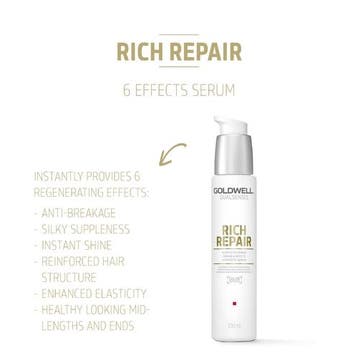Goldwell Dualsenses Rich Repair 6 Effects Serum (Haarserum), Verzenden, Gel, Wax, Haarlak of Mousse
