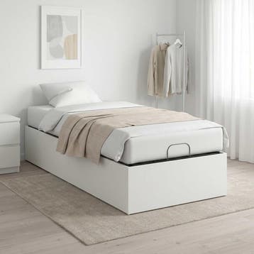 vidaXL Bedomranding voor verstelbare bedbodem Wit 100 x 200, Huis en Inrichting, Verzenden, Nieuw