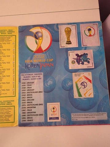 Panini World Cup Korea/Japan 2002 - Ronaldo/Zlatan/Etc. -