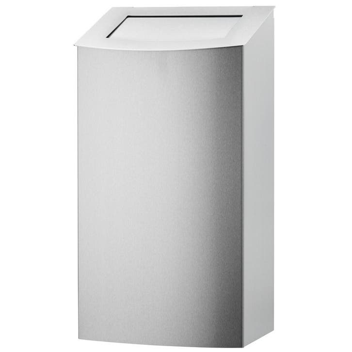 Wandafvalbak | WINGS | RVS (Geborsteld) | 56L | Duwdeksel |, Articles professionnels, Horeca | Équipement de cuisine, Envoi