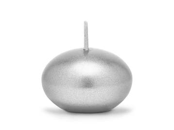 Drijfkaarsen Zilver 4cm 50st, Verzenden, Nieuw