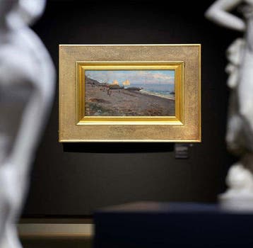 Bernardo Hay (1864–1931) - Paesaggio marino, Capri