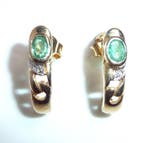 Sans prix de réserve - Boucles doreilles - 8 carats Or, Handtassen en Accessoires, Oorbellen, Nieuw