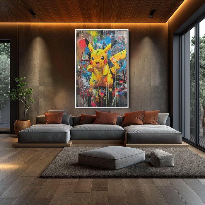 Dine Chanima (XX-XXI) - (XXL) Giant Colorful Pokemon, Antiquités & Art, Art | Objets design