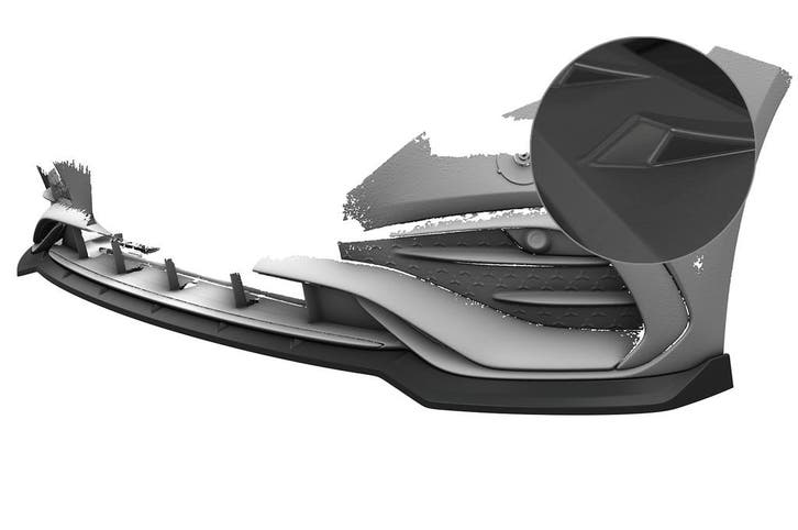 Cup spoiler lip met ABE voor Mercedes Benz E-Klasse W214 / S, Auto-onderdelen, Carrosserie, Nieuw, Verzenden