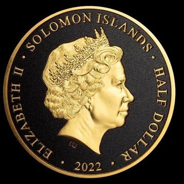 Salomonseilanden. Half Dollar 2022 (Zonder minimumprijs)