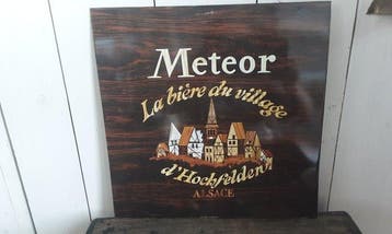 Meteor - Reclamebord - Metaal