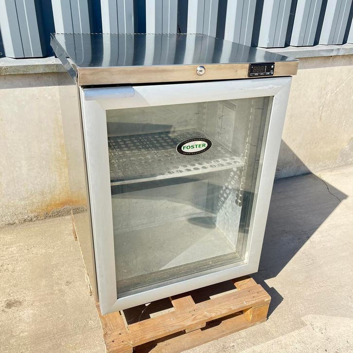 Foster HR150-A RVS Koelkast - in werking - capaciteit 150L, Zakelijke goederen, Horeca | Keukenapparatuur, Gebruikt, Koelen en Vriezen