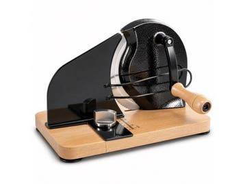 Fornello Snijmachine - Broodsnijmachine - RVS - Hout -, Elektronische apparatuur, Keukenmixers, Verzenden, Zo goed als nieuw