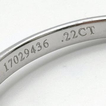 Zonder minimumprijs - Tiffany & Co. - Ring Platina -, Handtassen en Accessoires, Ringen, Nieuw