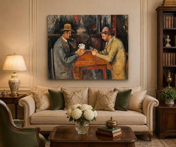 Paul Cézanne (1839-1906), after - Les Joueurs de cartes, Antiek en Kunst