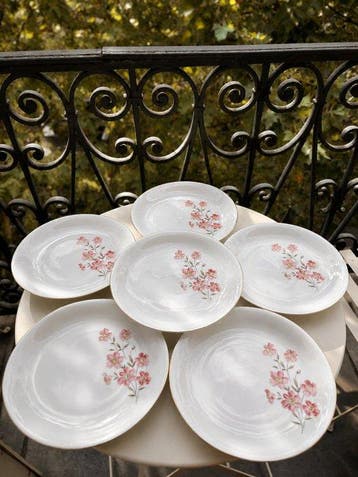 Bareuther Waldsassen Bavaria - Assiette (6) - Porcelaine