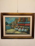 Italiaanse school (XX) - Caffè in Riva al Mare