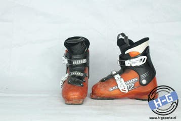 Refurbished - Skischoenen - Salomon T2 orange - 21.5MP/34EU, Ophalen of Verzenden, Schoenen
