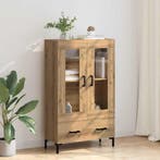 vidaXL Highboard Artisan Eiken 69,5 x 31 x 115 cm Bewerkt, Verzenden, Nieuw