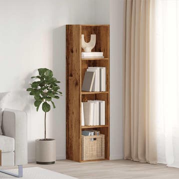 Houten kast 143cm: OP = OP! Straffe retour deal (boekenkast), Met plank(en), Minder dan 50 cm, Verzenden, Nieuw