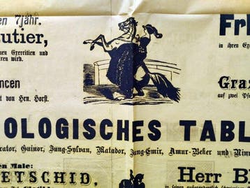 Circus Lorenz Wulff. - Zum zweiten Male: Das Springpferd