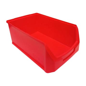 Magazijnbak 500x300x200 mm rood pp nieuw, Ophalen of Verzenden