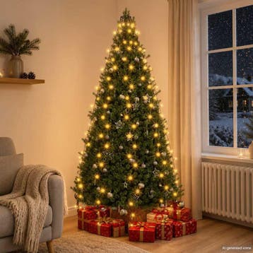 vidaXL Kerstboomverlichting met 210 LEDs net 210 cm, Huis en Inrichting, Verzenden, Nieuw