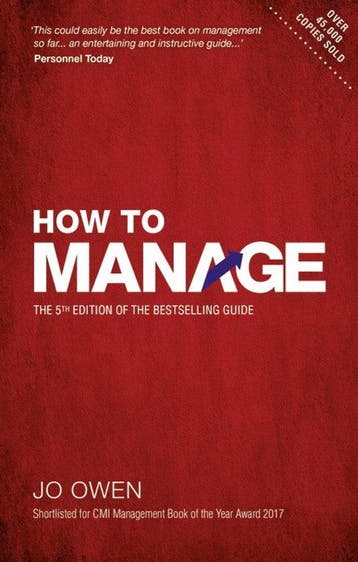 How to Manage 9781292232607 Owen Jo, Verzenden, Zo goed als nieuw, Owen Jo