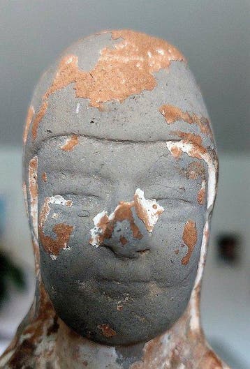 Oud Chinees, Tang-dynastie Terracotta Funerary model - 26 cm