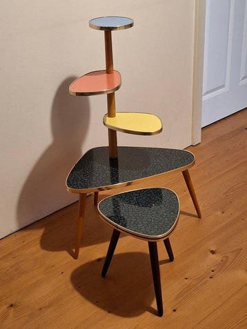 Table dappoint - Présentoir à fleurs - Deux tables