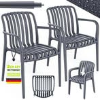 Tuinstoelen - Weerbestendig - Met armleuning - Set van 2 - A, Tuin en Terras, Tuinstoelen, Verzenden, Nieuw