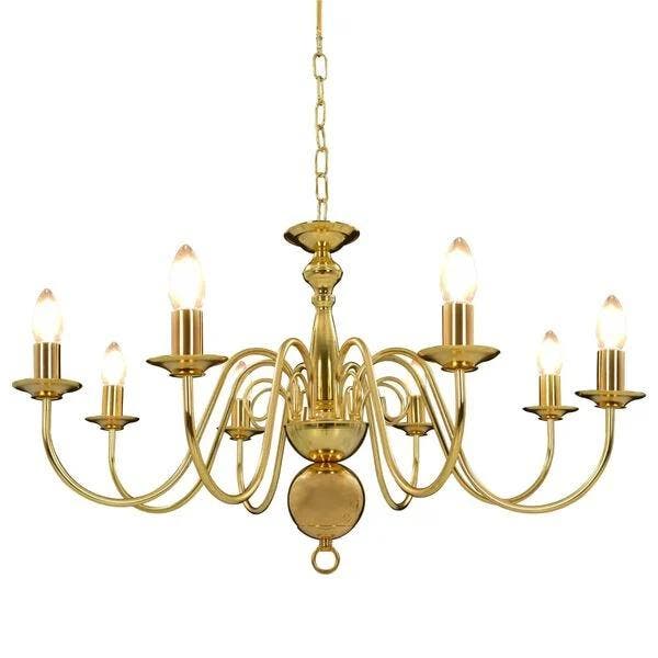 Kroonluchter Goud -36% | Retour Deal | Luxe voor minder, Huis en Inrichting, Lampen | Kroonluchters, Nieuw, Metaal, Verzenden