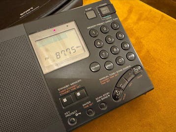 Sony - ICF-SW7600G Portable PLL Synthesized Wereldradio, Audio, Tv en Foto, Nieuw