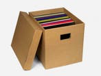 Archiefdozen voor 125 LP’s - Set van 2 stuks, Verzenden