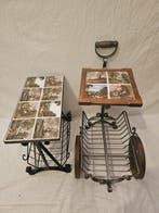 Tijdschriftenhouder - Uniek Oud Hollandse Lectuurbakken, Antiek en Kunst, Curiosa en Brocante