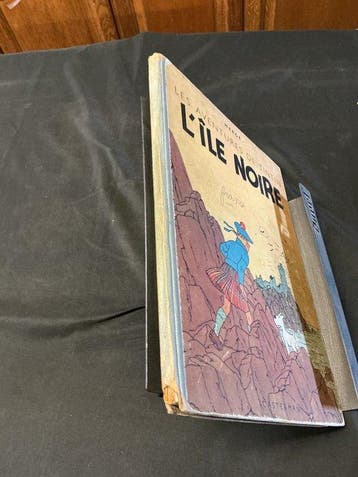 Tintin T7 - L’île noire (B1) - 1 Album - Réédition - 1946