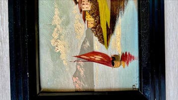 Alfonso Pozzi (1925) - Veduta lacustre, Antiquités & Art, Art | Peinture | Classique