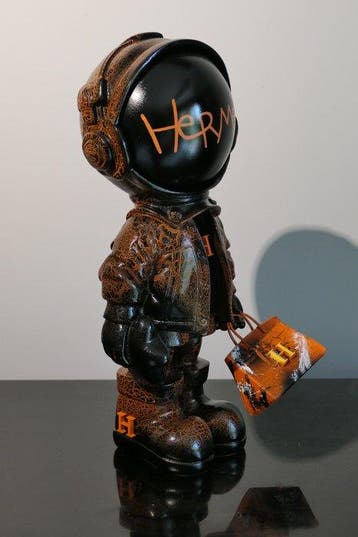 RichART - Astronaute version Hermès avec son sac