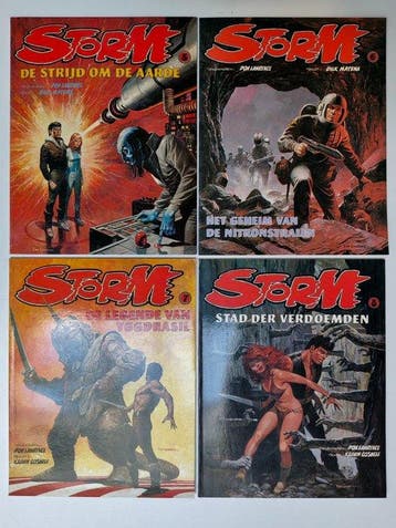 Storm 5 t/m 8 - gesigneerd door Don Lawrence - 4 Album -, Nieuw