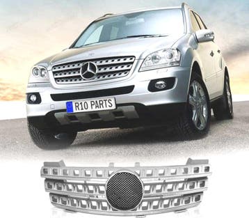 CALANDRE MERCEDES ML W164 05-08 CHROMÉ ARGENTÉ, Verzenden, Nieuw