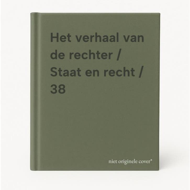 Het verhaal van de rechter / Staat en recht / 38, Boeken, Wetenschap, Zo goed als nieuw, Verzenden