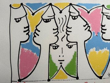 Jean Cocteau (1889-1963) - LEurope notre Patrie, Antiek en Kunst