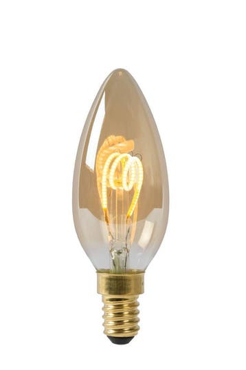 Lucide LED Bulb - Filament lamp Ø 3,5 cm LED Dimb. E14 1x3W, Verzenden