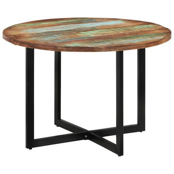 vidaXL Eettafel 110x75 cm massief gerecycled hout, Verzenden, Nieuw