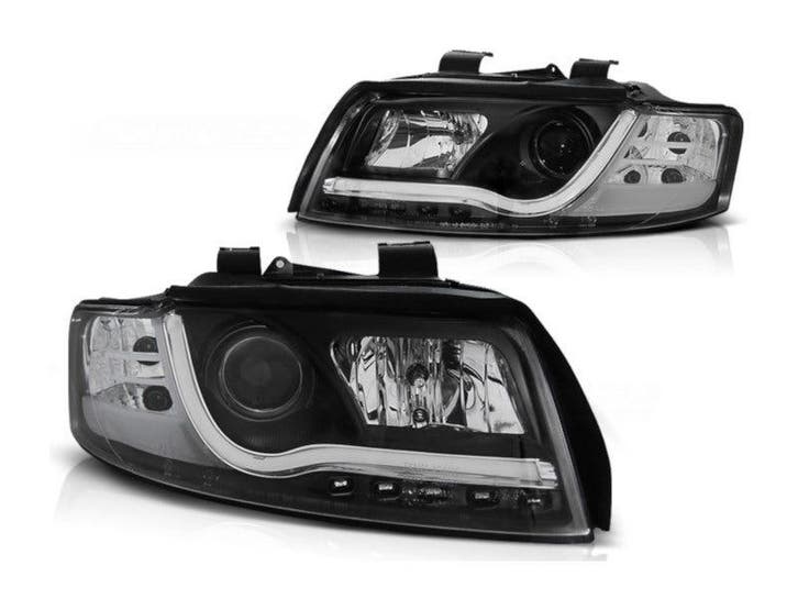 LED Tube DRL koplampen Black geschikt voor Audi A4, Autos : Pièces & Accessoires, Éclairage, Envoi