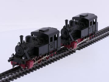 Schaal H0 Märklin 3029 en 2911 set van 2 stoomlocomotieve.., Wisselstroom, Gebruikt, Locomotief, Ophalen of Verzenden
