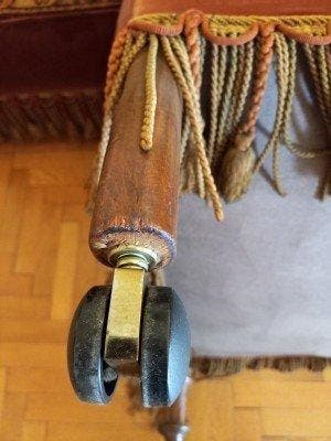 Zitgroep (5) - Hout, Fluweel, Tapijt, Jute, Brons, Plastic -