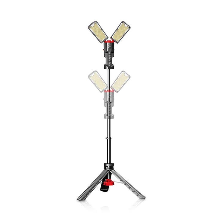 LED Werklamp op Statief | 2x50W | CCT Schakelaar | IP54, Tuin en Terras, Buitenverlichting, Nieuw, Led, Aluminium, Netvoeding