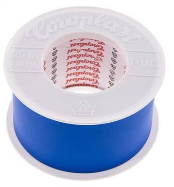 Ruban disolation électrique testé par VDE 50mm/25m Bleu, Verzenden