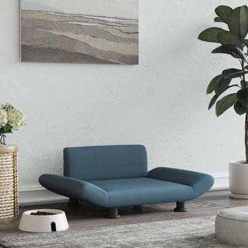 vidaXL Hondenmand 70x45x28 cm stof donkergrijs, Verzenden