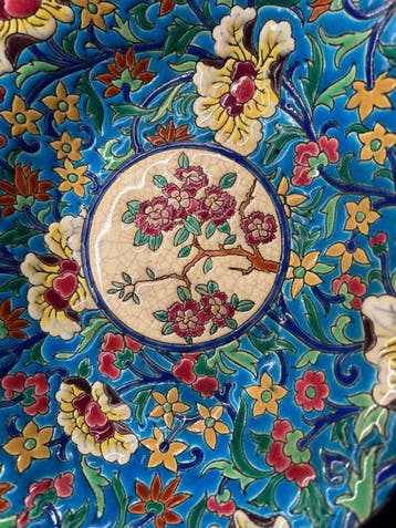 Emaux de Longwy - Schotel - Faience, Antiquités & Art