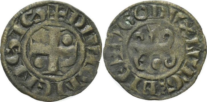 Denar, Frankreich-burgund Hugo Iii 1162-1192, Timbres & Monnaies, Monnaies | Europe | Monnaies non-euro, Envoi